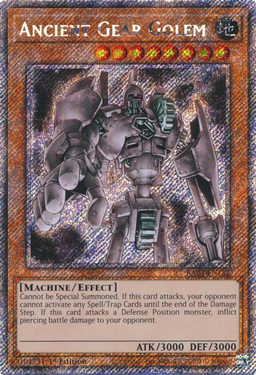 Ancient Gear Golem (Platinum Secret Rare) [RA03-EN151] Platinum Secret Rare | The CG Realm