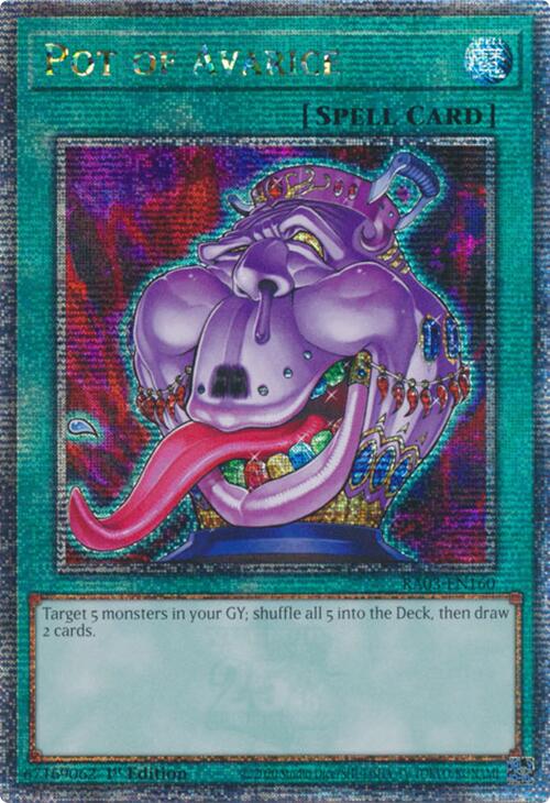 Pot of Avarice (Quarter Century Secret Rare) [RA03-EN160] Quarter Century Secret Rare | The CG Realm