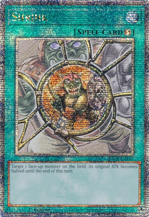 Shrink (Quarter Century Secret Rare) [RA03-EN162] Quarter Century Secret Rare | The CG Realm