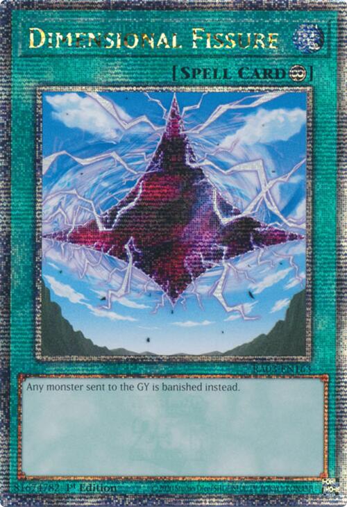 Dimensional Fissure (Quarter Century Secret Rare) [RA03-EN163] Quarter Century Secret Rare | The CG Realm