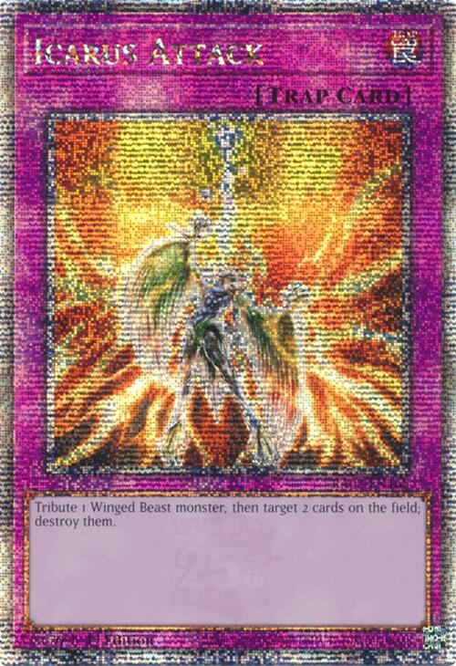 Icarus Attack (Quarter Century Secret Rare) [RA03-EN165] Quarter Century Secret Rare | The CG Realm