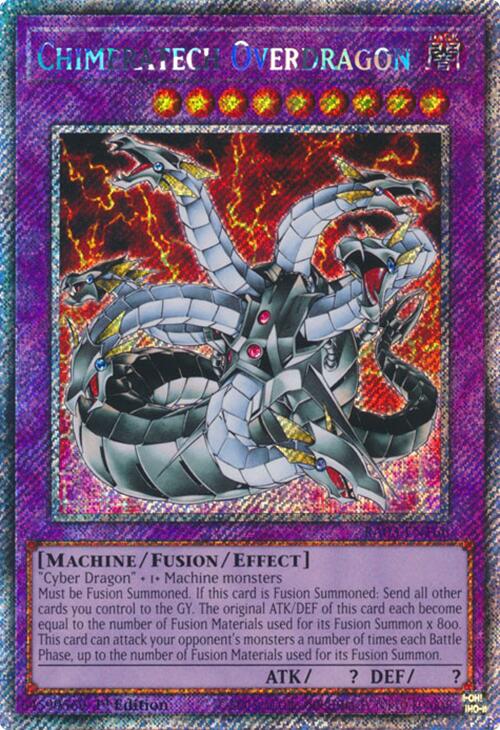 Chimeratech Overdragon (Platinum Secret Rare) [RA03-EN166] Platinum Secret Rare | The CG Realm