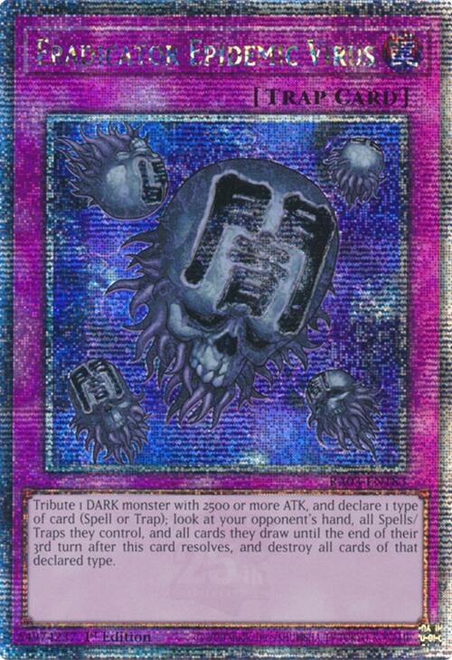 Eradicator Epidemic Virus (Quarter Century Secret Rare) [RA03-EN183] Quarter Century Secret Rare | The CG Realm