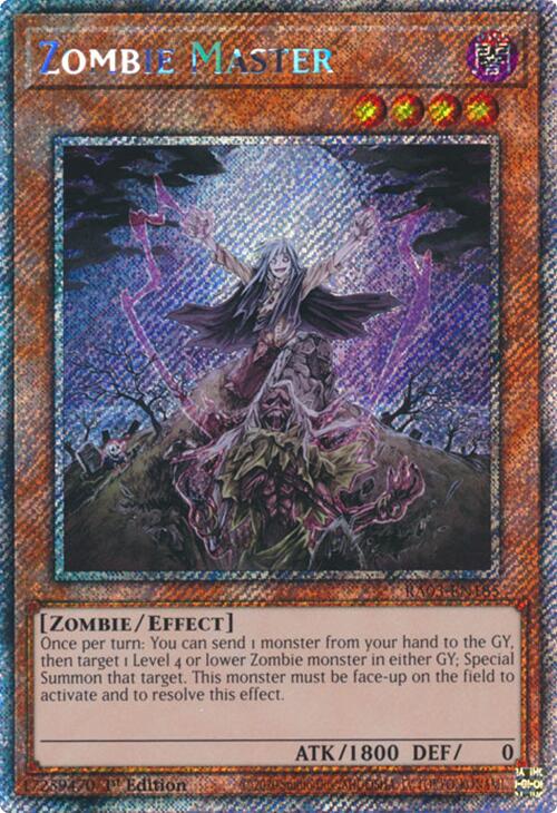 Zombie Master (Platinum Secret Rare) [RA03-EN185] Platinum Secret Rare | The CG Realm