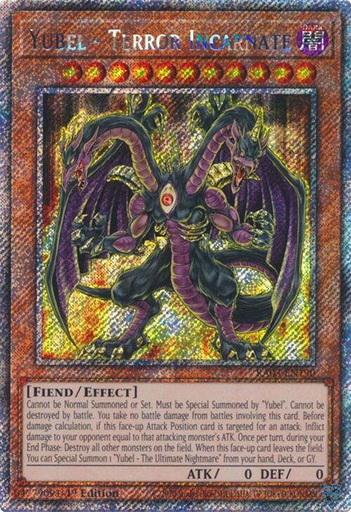 Yubel - Terror Incarnate (Platinum Secret Rare) [RA03-EN190] Platinum Secret Rare | The CG Realm