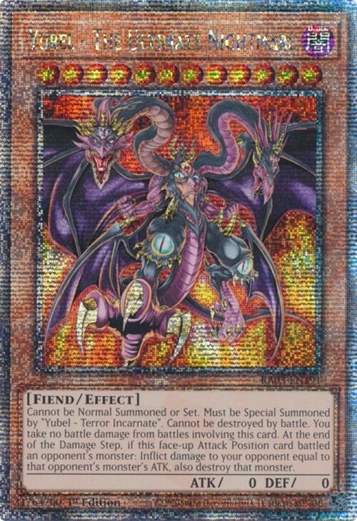 Yubel - The Ultimate Nightmare (Quarter Century Secret Rare) [RA03-EN191] Quarter Century Secret Rare | The CG Realm