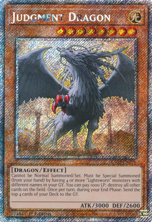 Judgment Dragon (Platinum Secret Rare) [RA03-EN196] Platinum Secret Rare | The CG Realm