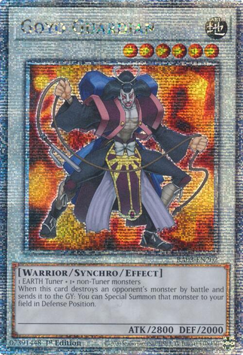 Goyo Guardian (Quarter Century Secret Rare) [RA03-EN202] Quarter Century Secret Rare | The CG Realm