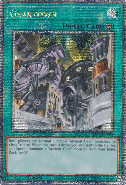 Geartown (Quarter Century Secret Rare) [RA03-EN203] Quarter Century Secret Rare | The CG Realm