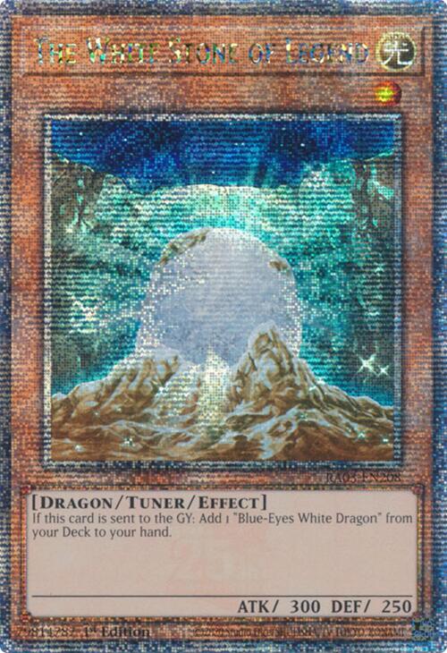 The White Stone of Legend (Quarter Century Secret Rare) [RA03-EN208] Quarter Century Secret Rare | The CG Realm