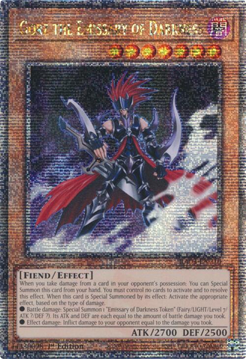 Gorz the Emissary of Darkness (Quarter Century Secret Rare) [RA03-EN210] Quarter Century Secret Rare | The CG Realm