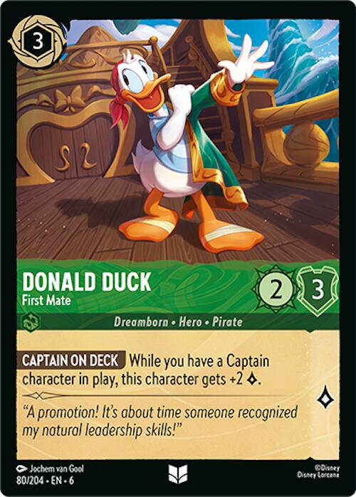 Donald Duck - First Mate (80/204) [Azurite Sea] | The CG Realm