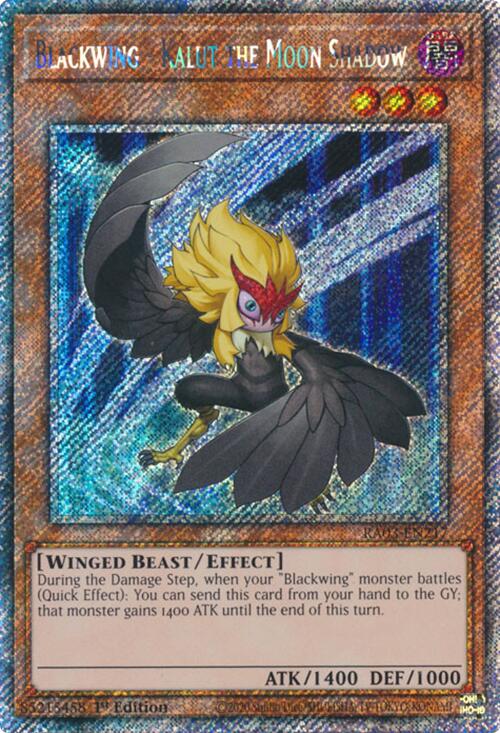 Blackwing - Kalut the Moon Shadow (Platinum Secret Rare) [RA03-EN217] Platinum Secret Rare | The CG Realm