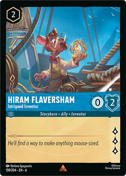 Hiram Flaversham - Intrigued Inventor (159/204) [Azurite Sea] | The CG Realm