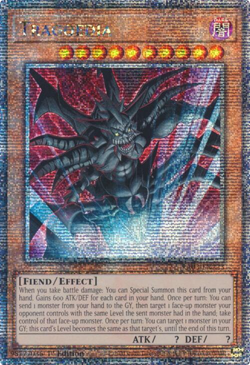 Tragoedia (Quarter Century Secret Rare) [RA03-EN223] Quarter Century Secret Rare | The CG Realm