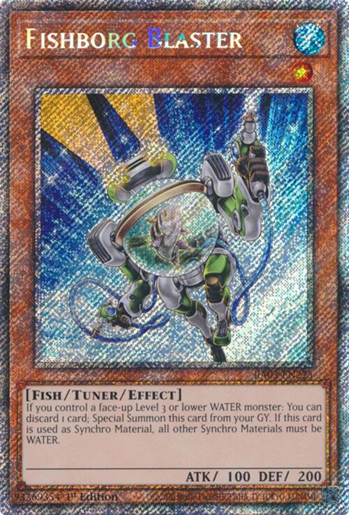 Fishborg Blaster (Platinum Secret Rare) [RA03-EN225] Platinum Secret Rare | The CG Realm