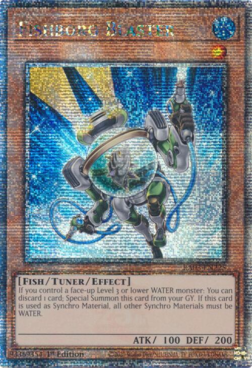 Fishborg Blaster (Quarter Century Secret Rare) [RA03-EN225] Quarter Century Secret Rare | The CG Realm