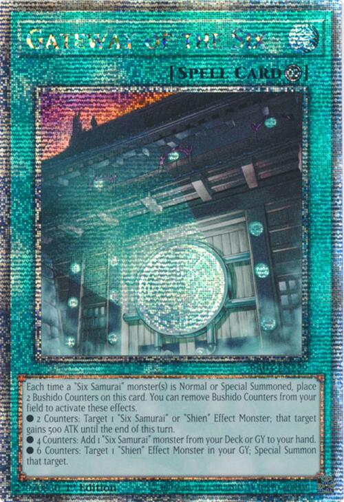 Gateway of the Six (Quarter Century Secret Rare) [RA03-EN229] Quarter Century Secret Rare | The CG Realm