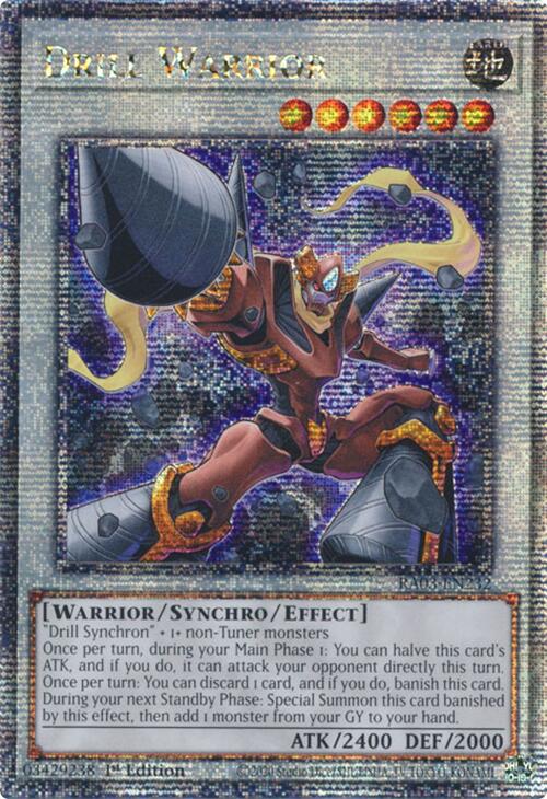 Drill Warrior (Quarter Century Secret Rare) [RA03-EN232] Quarter Century Secret Rare | The CG Realm