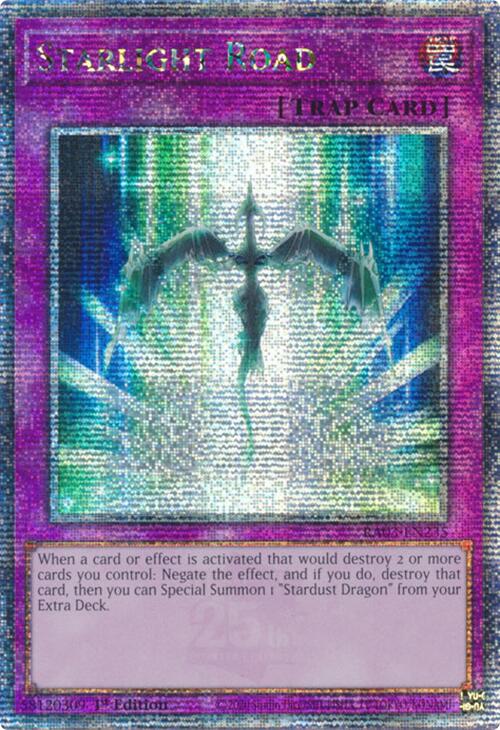 Starlight Road (Quarter Century Secret Rare) [RA03-EN235] Quarter Century Secret Rare | The CG Realm