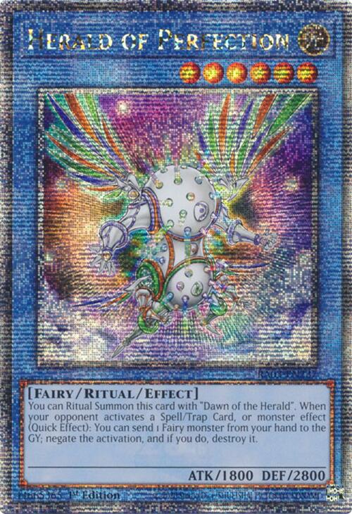 Herald of Perfection (Quarter Century Secret Rare) [RA03-EN237] Quarter Century Secret Rare | The CG Realm