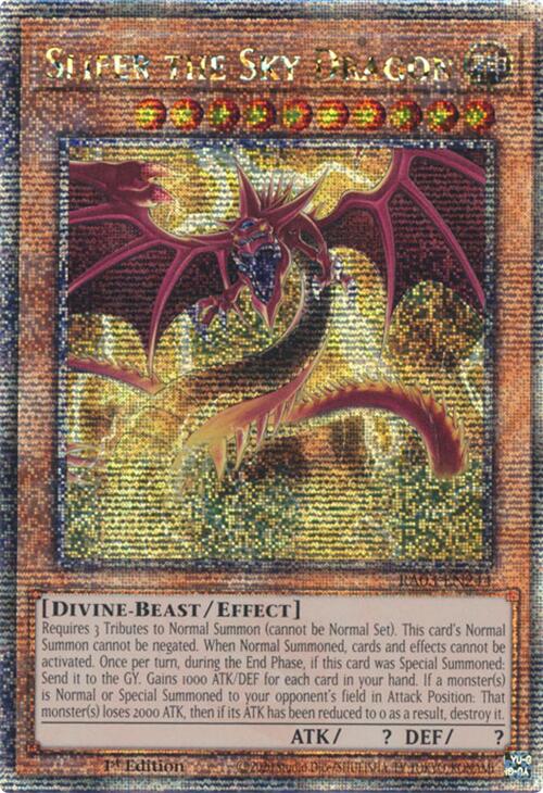 Slifer the Sky Dragon (Quarter Century Secret Rare) [RA03-EN244] Quarter Century Secret Rare | The CG Realm