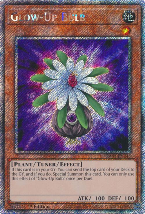 Glow-Up Bulb (Platinum Secret Rare) [RA03-EN245] Platinum Secret Rare | The CG Realm