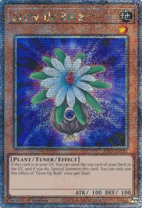 Glow-Up Bulb (Quarter Century Secret Rare) [RA03-EN245] Quarter Century Secret Rare | The CG Realm