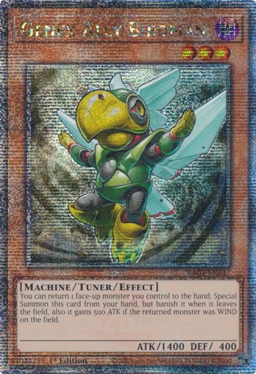 Genex Ally Birdman (Quarter Century Secret Rare) [RA03-EN247] Quarter Century Secret Rare | The CG Realm