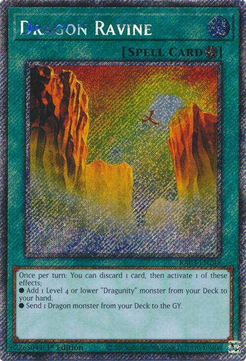 Dragon Ravine (Platinum Secret Rare) [RA03-EN248] Platinum Secret Rare | The CG Realm