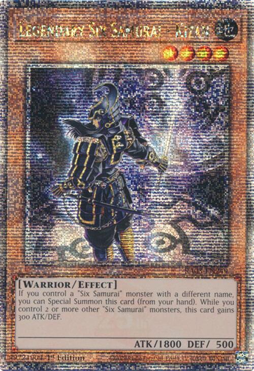 Legendary Six Samurai - Kizan (Quarter Century Secret Rare) [RA03-EN249] Quarter Century Secret Rare | The CG Realm