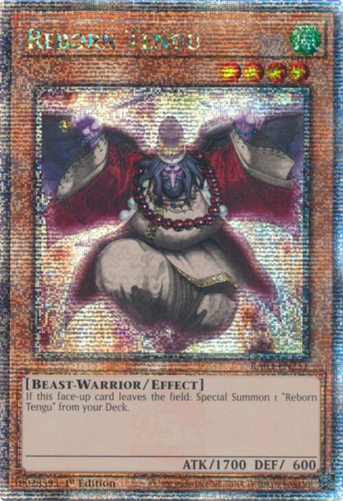 Reborn Tengu (Quarter Century Secret Rare) [RA03-EN251] Quarter Century Secret Rare | The CG Realm