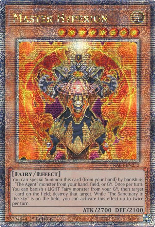 Master Hyperion (Quarter Century Secret Rare) [RA03-EN252] Quarter Century Secret Rare | The CG Realm