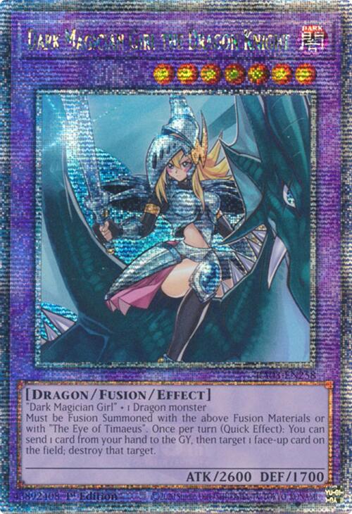 Dark Magician Girl the Dragon Knight (Quarter Century Secret Rare) [RA03-EN258] Quarter Century Secret Rare | The CG Realm