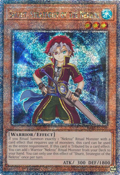 Shurit, Strategist of the Nekroz (Quarter Century Secret Rare) [RA03-EN259] Quarter Century Secret Rare | The CG Realm