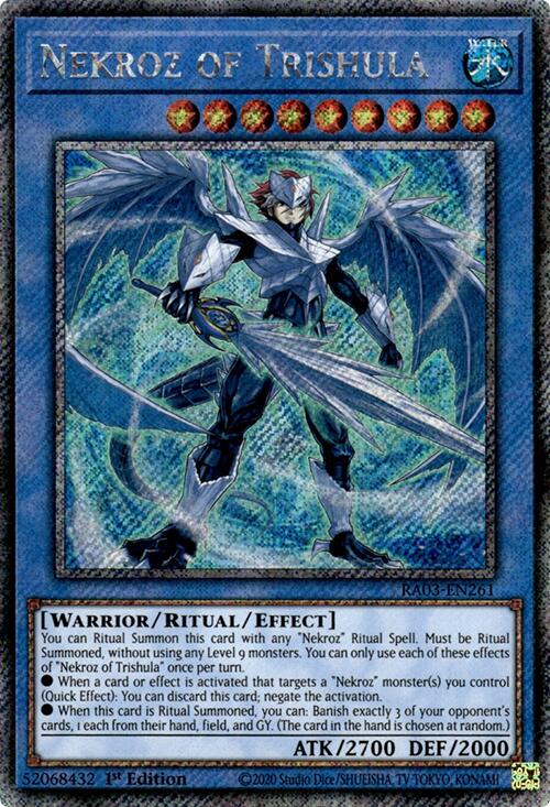 Nekroz of Trishula (Platinum Secret Rare) [RA03-EN261] Platinum Secret Rare | The CG Realm