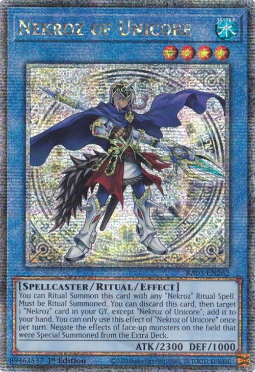 Nekroz of Unicore (Quarter Century Secret Rare) [RA03-EN262] Quarter Century Secret Rare | The CG Realm