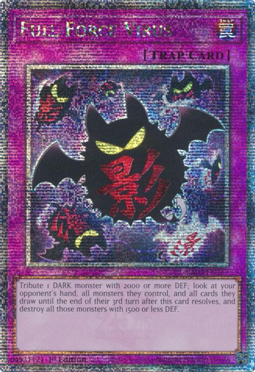 Full Force Virus (Quarter Century Secret Rare) [RA03-EN267] Quarter Century Secret Rare | The CG Realm