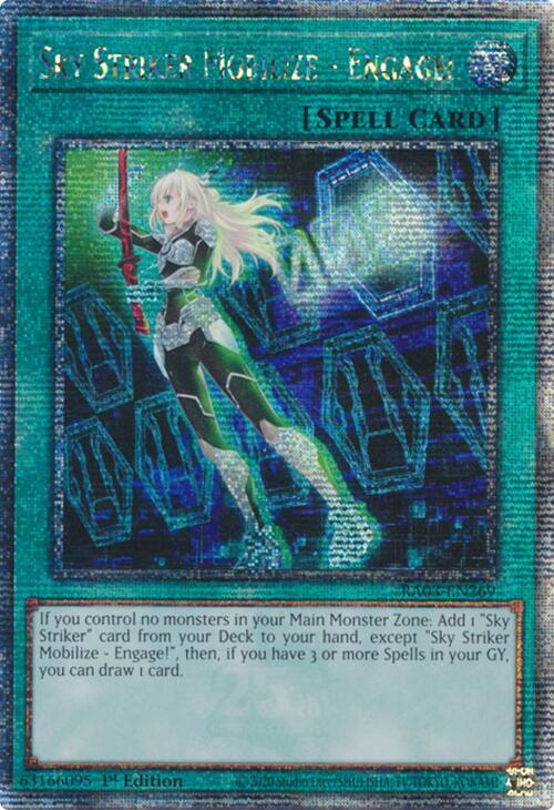 Sky Striker Mobilize - Engage! (Quarter Century Secret Rare) [RA03-EN269] Quarter Century Secret Rare | The CG Realm