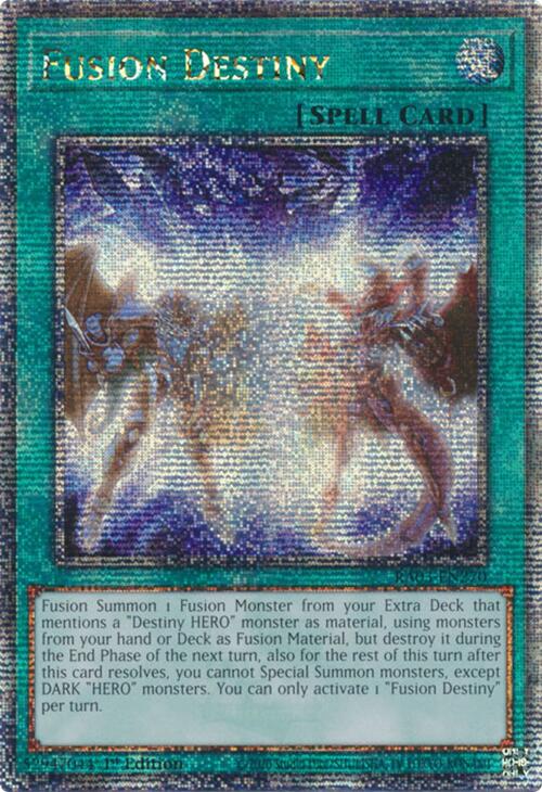 Fusion Destiny (Quarter Century Secret Rare) [RA03-EN270] Quarter Century Secret Rare | The CG Realm