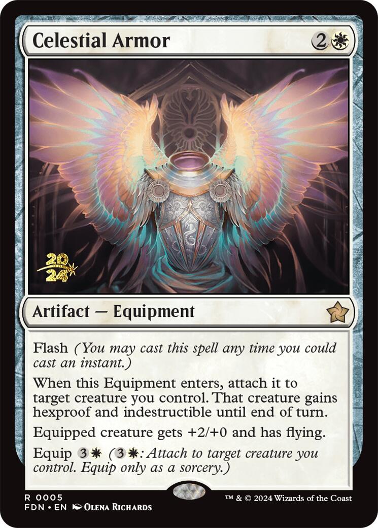 Celestial Armor [Foundations Prerelease Promos] | The CG Realm