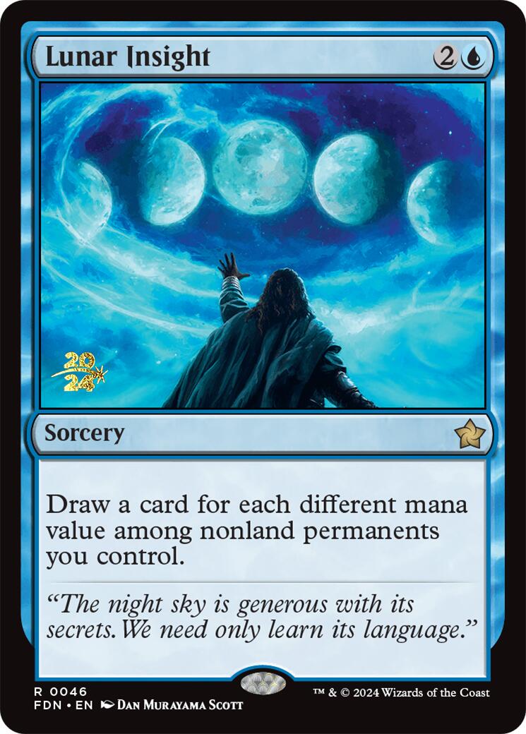 Lunar Insight [Foundations Prerelease Promos] | The CG Realm