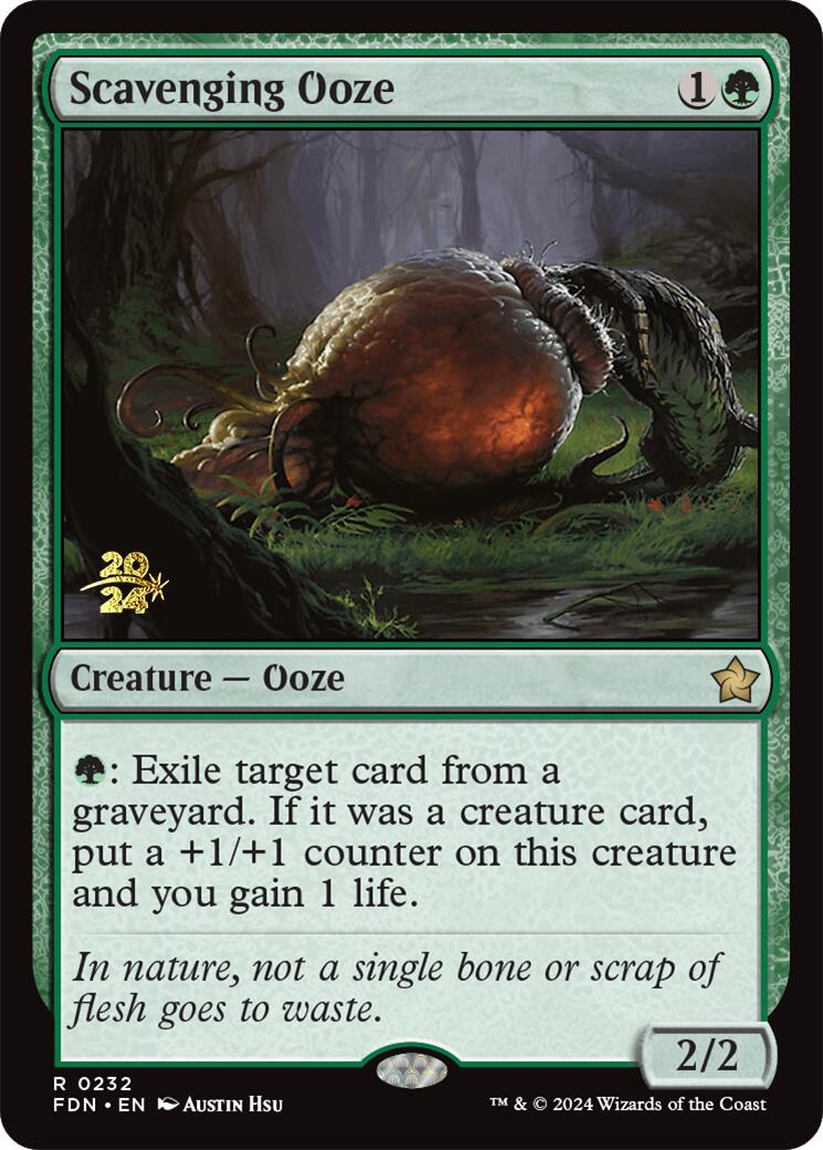 Scavenging Ooze [Foundations Prerelease Promos] | The CG Realm