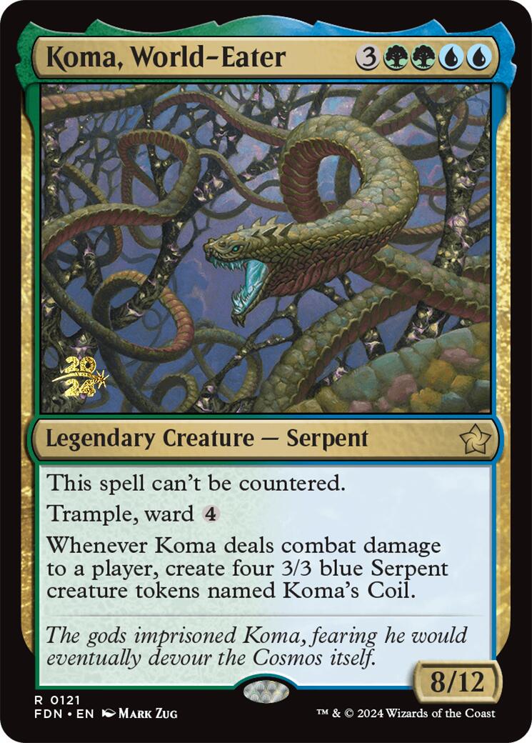 Koma, World-Eater [Foundations Prerelease Promos] | The CG Realm