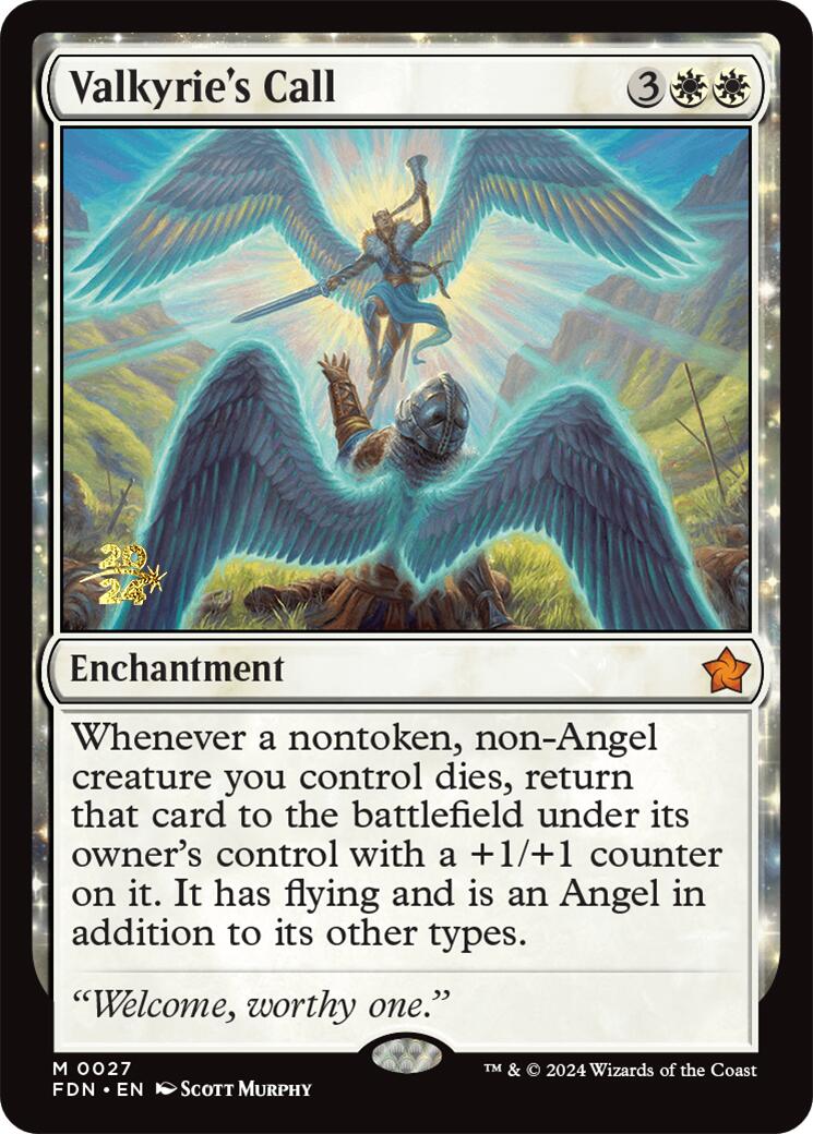 Valkyrie's Call [Foundations Prerelease Promos] | The CG Realm