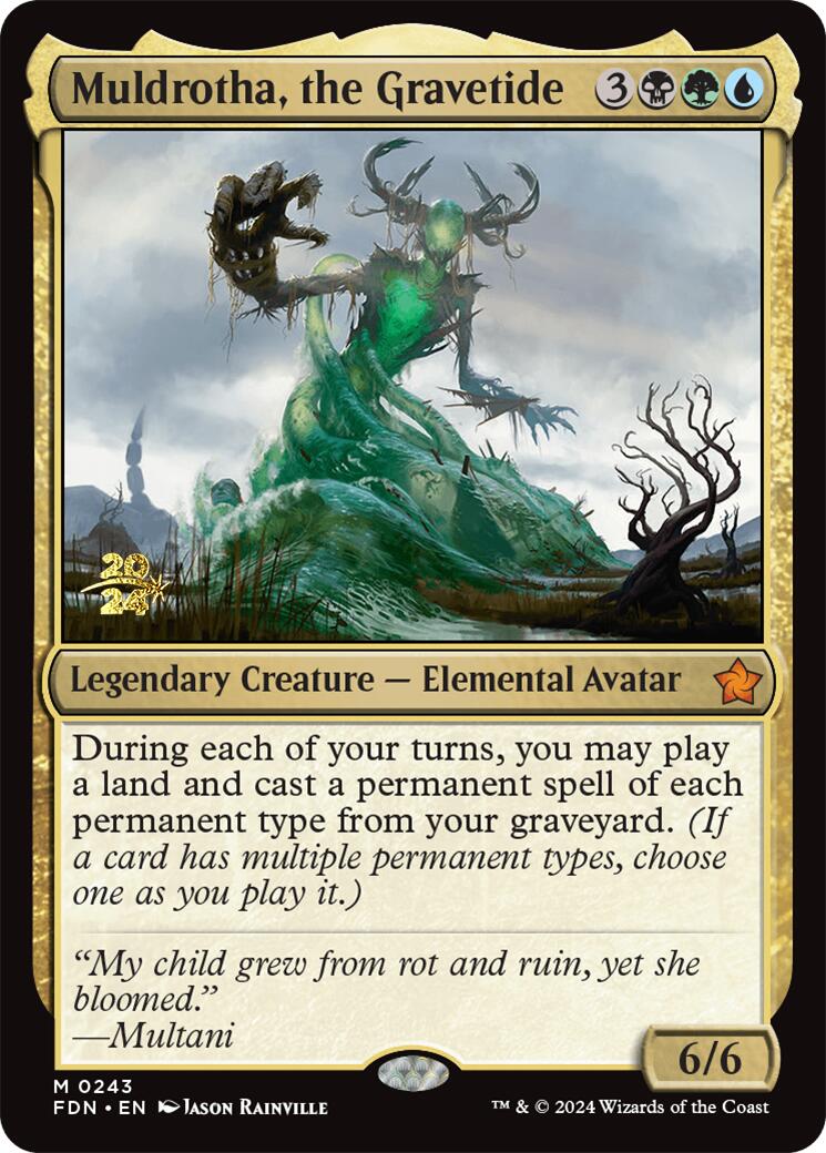 Muldrotha, the Gravetide [Foundations Prerelease Promos] | The CG Realm