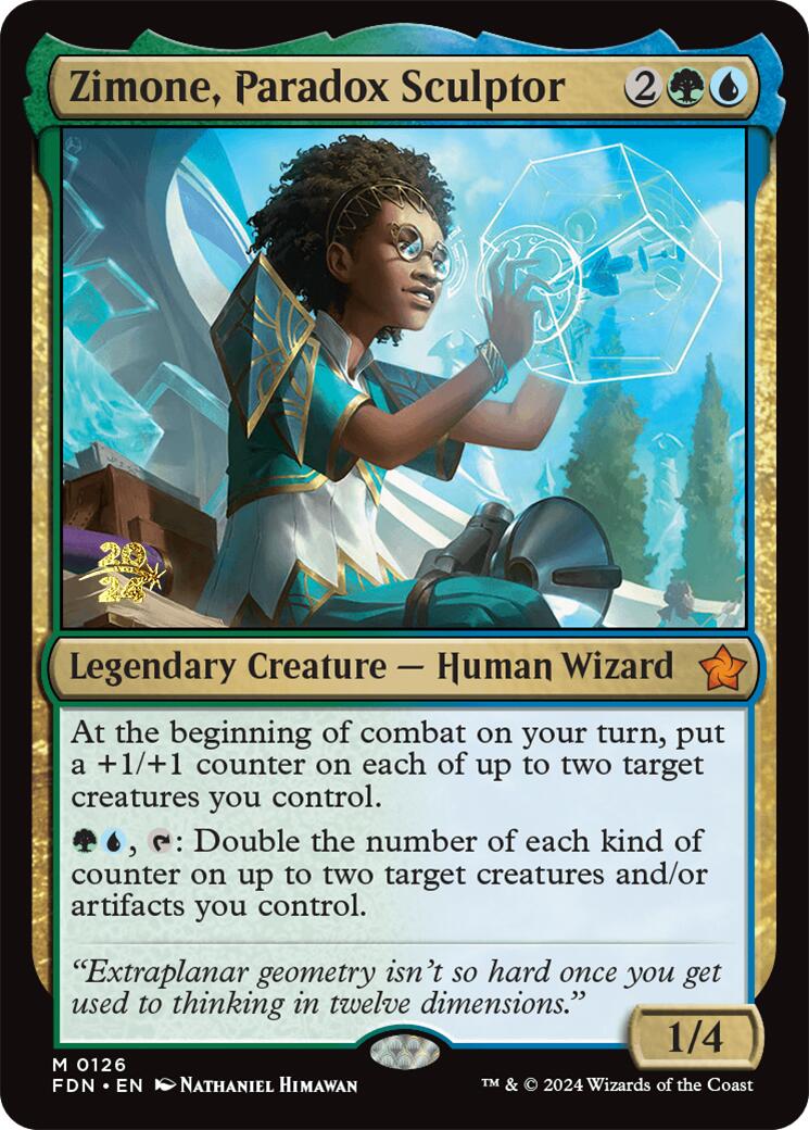 Zimone, Paradox Sculptor [Foundations Prerelease Promos] | The CG Realm