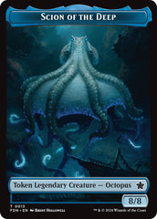 Scion of the Deep // Koma's Coil Doubled-Sided Token [Foundations Tokens] | The CG Realm