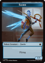 Faerie // Fish Doubled-Sided Token [Foundations Tokens] | The CG Realm