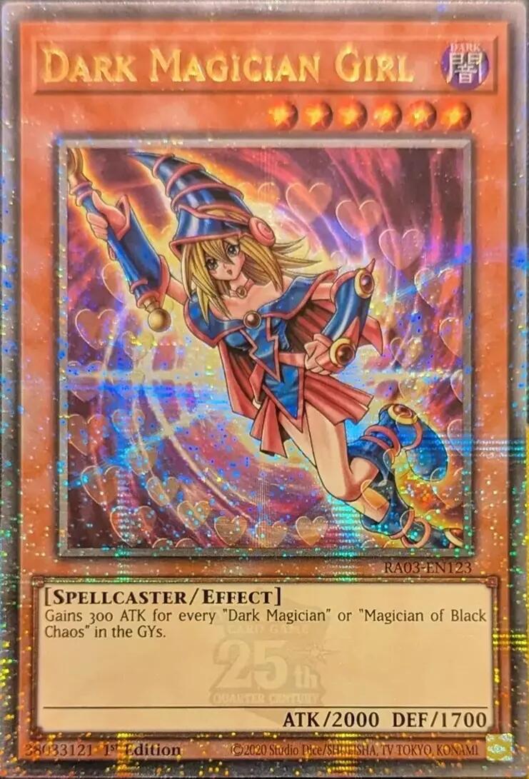 Dark Magician Girl (Quarter Century Secret Rare) (C) [RA03-EN123] Quarter Century Secret Rare | The CG Realm